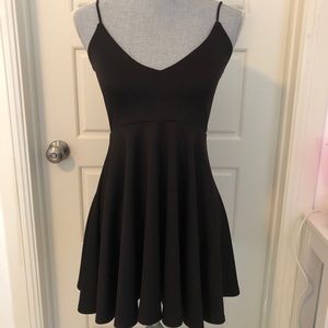 Missguided Black Skater Dress